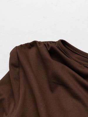 Lace-trimmed, Openwork Long-sleeved Dress