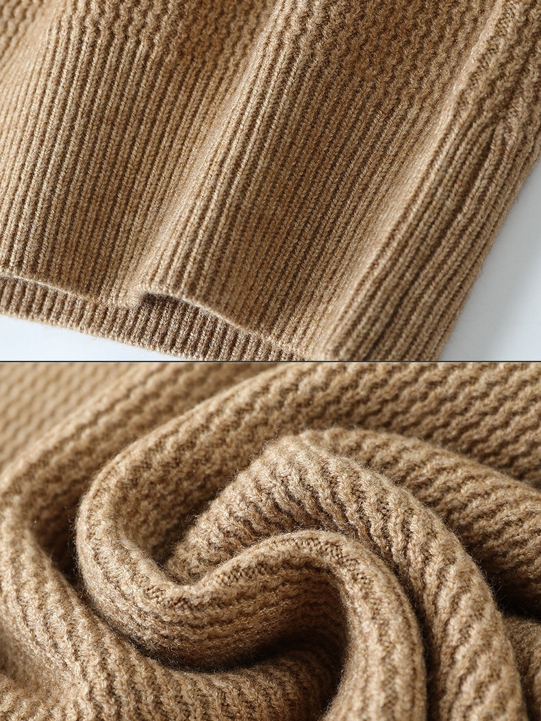 Seagull Collar Thickening Keep Warm Sweaters