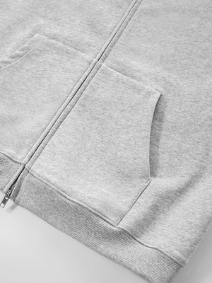 420G Heavy Double-ended Zipper Hoodies Vest Jacket