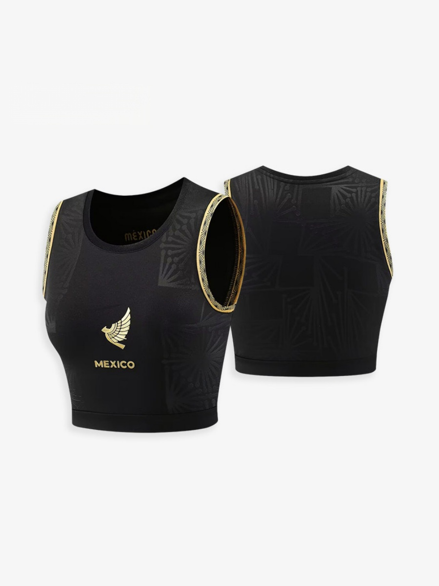 World Cup Football Babes' Crop Top Short-Sleeved Sports Vest Jersey