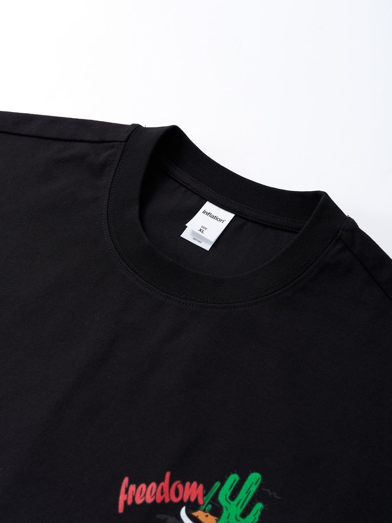 Printed Loose-fit T-shirts