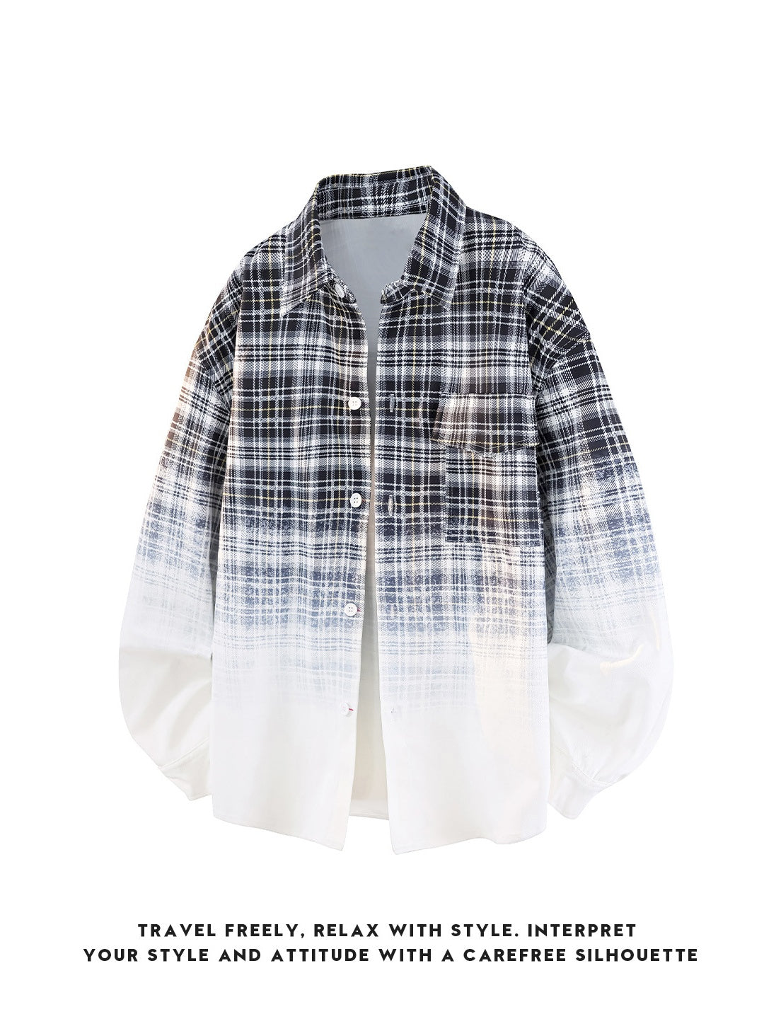 Gradient Plaid Shirts