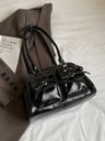 Bow-knot Horizontal Square Zipper Handbag