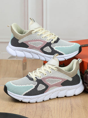 Color-blocked Women's Casual Sneakers