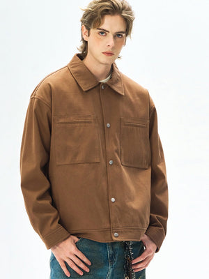 Liber Autumn Men's Solid Color Jackets
