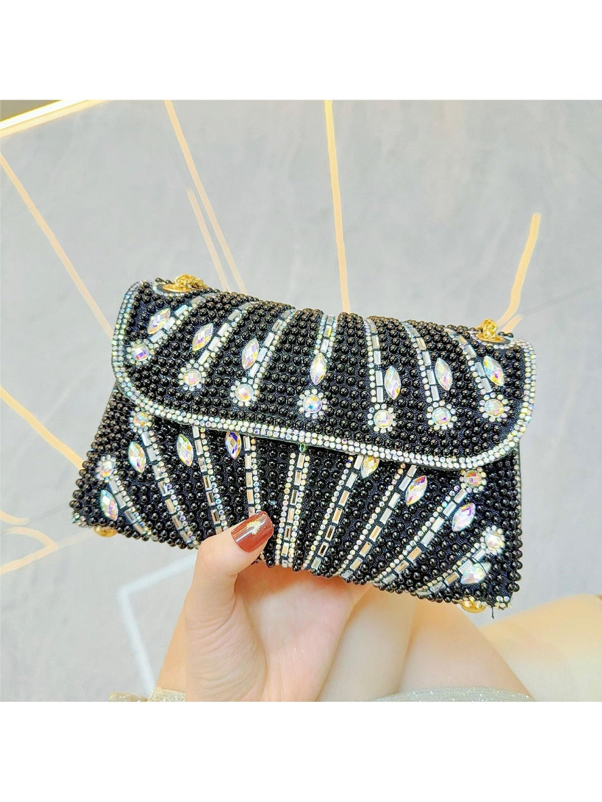 Liber Four Seasons ACC Beaded Diamond Dumpling Bun