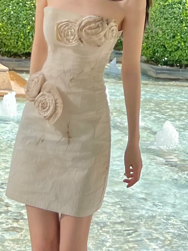 Off-the-shoulder Tulip Bodycon Skirt