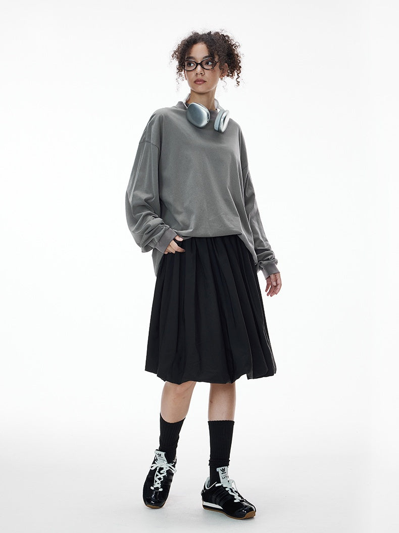 Liber Autumn Neutral wear Solid Color T-shirts