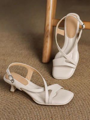 Strappy High-heeled Sandals
