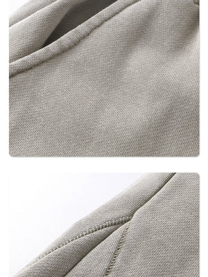 Liber Summer Neutral wear Trouser leg stitching Solid Color Pants
