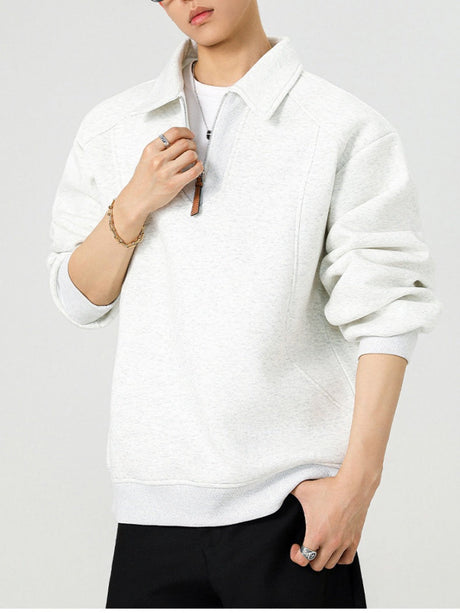 Struktur-Patchwork-Polohemd