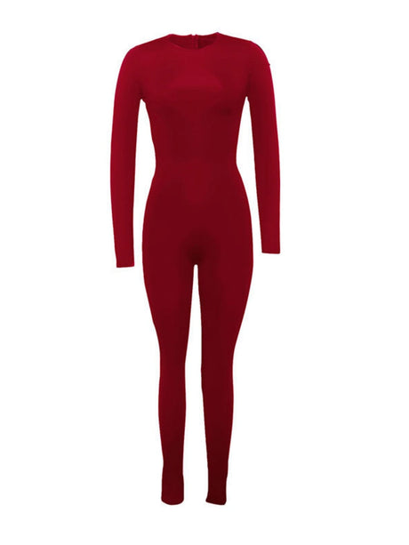 Slim-fit Long-sleeved Pants Buttock Lift Sports Elastic Comfortable Bodysuit/pants