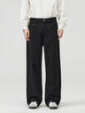 Vintage-Hose, schlicht und gerade geschnitten