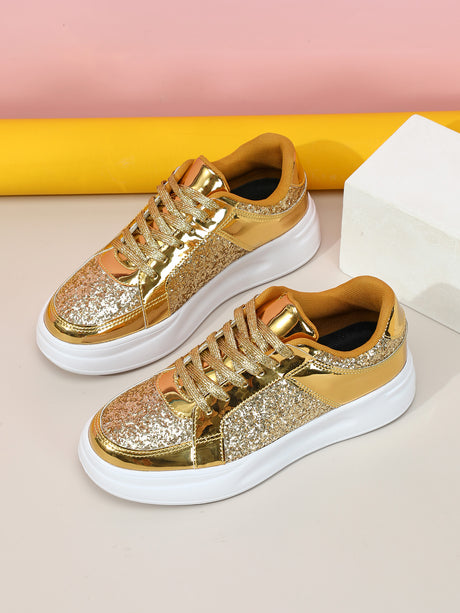 Sequined Women's Sneakers
