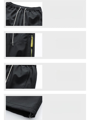 Outdoor Sports Side Opening Zipper Breathable Water Proof Straight Hiking Pants