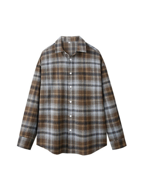 Color Matching Plaid Simplicity Shirts