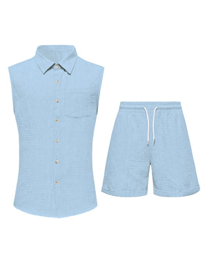 Leisure Breathable 2-piece Sets Set