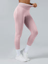 Color Matching Seamless High-waisted Hip Lift Exercise Yoga Pants