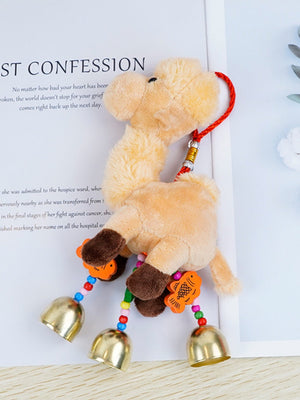 Kamel-Plüschtier-Schlüsselanhänger