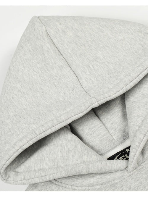 Parody Big Mouth Personalized Prints Plush Graffiti Hooded Sweatshirt