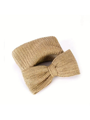 Vacation Straw Bow Clutch