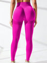 Seamless Exercise Yoga Fitness High-waisted, Tummy-flattening Elastic Pants