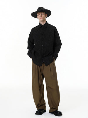 Liber Autumn Neutral wear Solid Color Shirts
