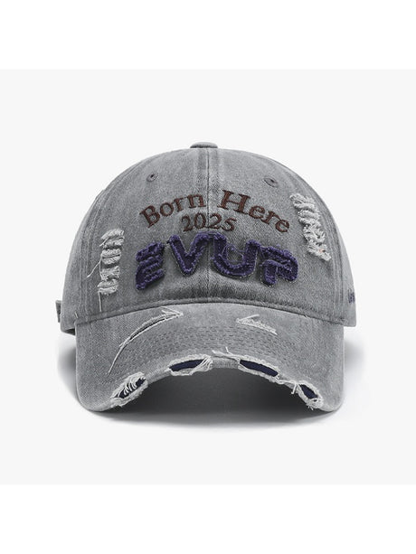 Washed 3D Letters Embroidery Baseball Caps