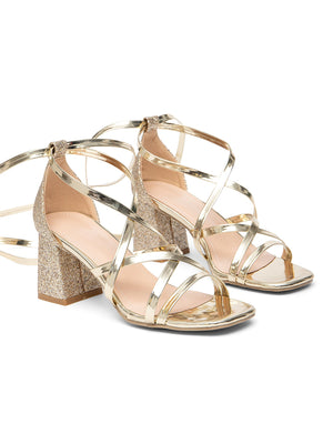 Strappy Women's High-heeled Sandals