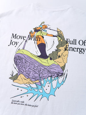 Imitation Embroidery Printed T-shirts
