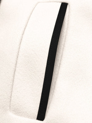 Short Hemming Splicing Elegant Coat