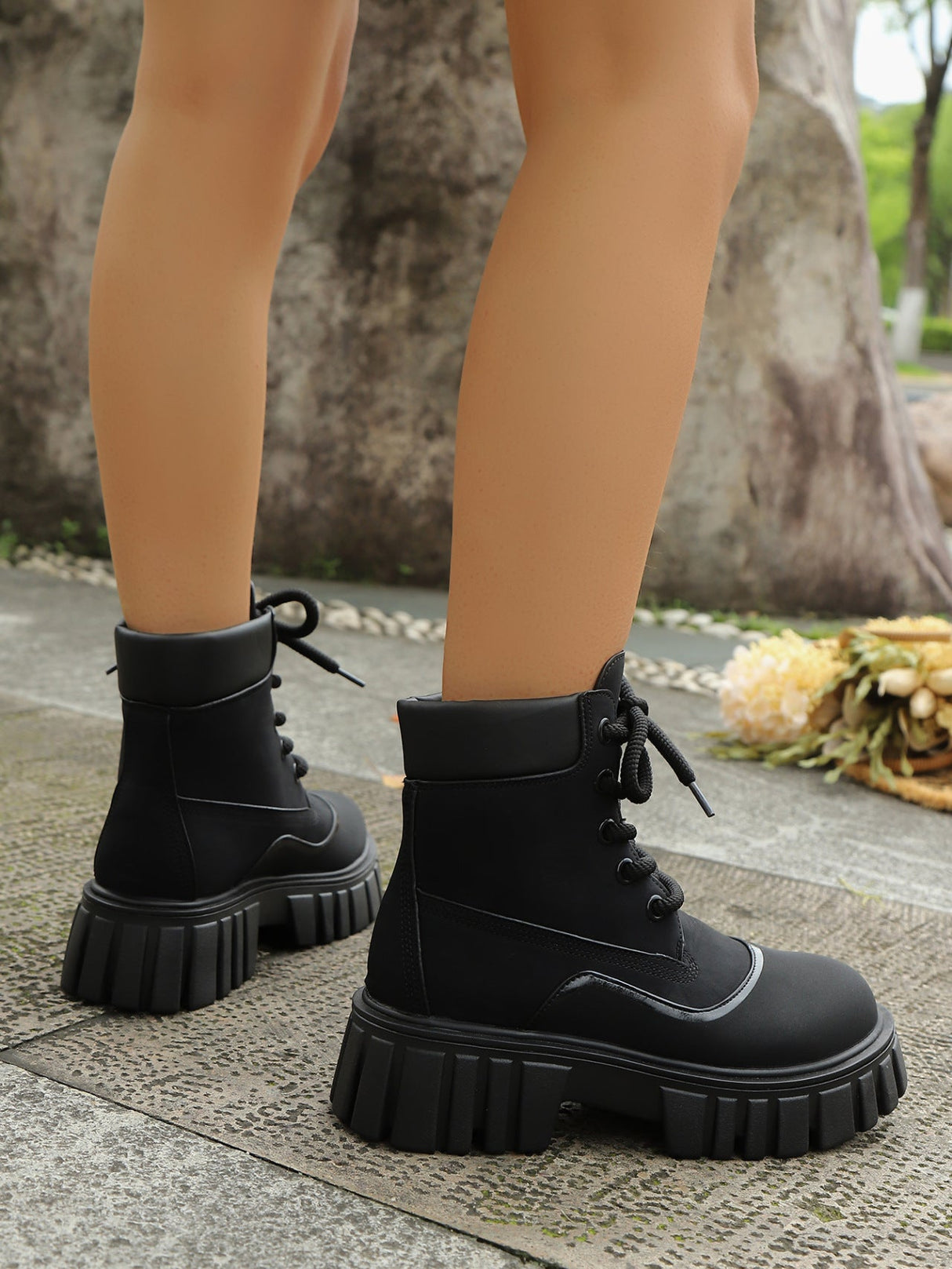 Platform Martin Boots