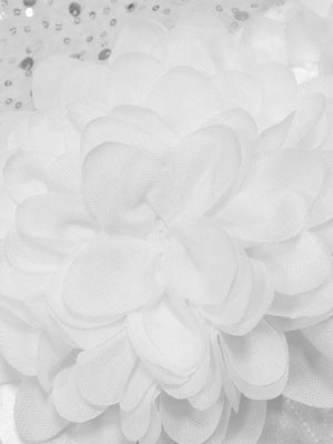 Robe de soirée à sequins et fleurs 3D, jupe en résille, robe moulante bustier maxi