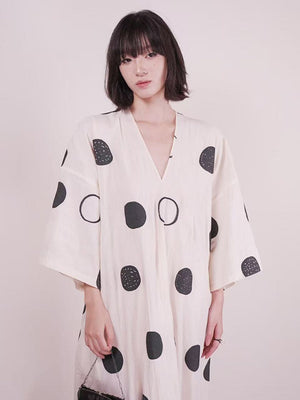 V Collar Robe
