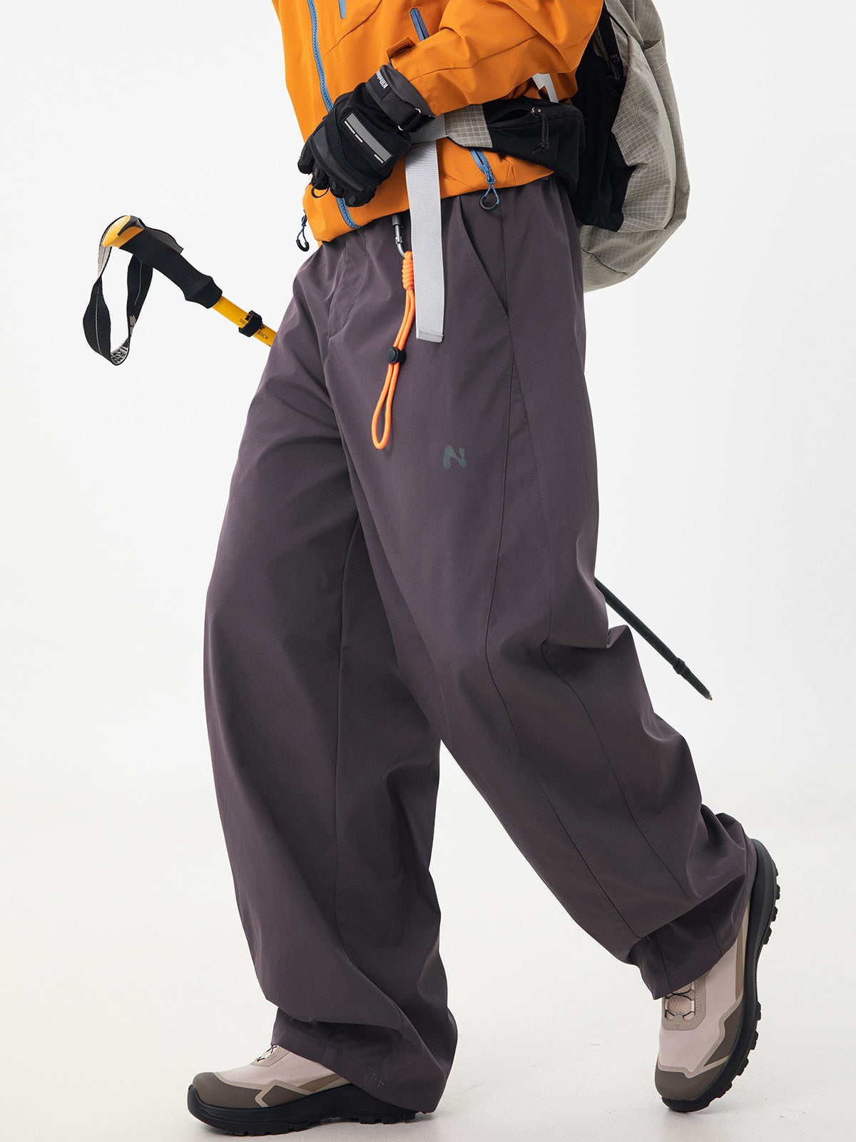 Outdoor Water-repellent Loose-fit Segmentation And Splicing Machete Pants