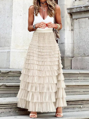 Mesh Multi-story Sweet Cake Skirt