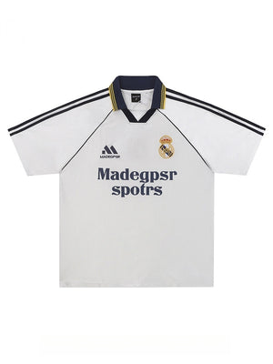 Campus Badge Embroidery Breathable Polo Shirts