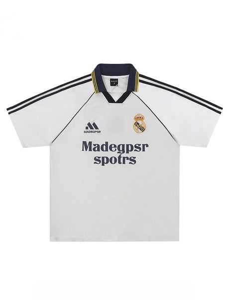 Campus Badge Embroidery Breathable Polo Shirts