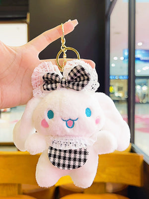 Plüschhasen-Schlüsselanhänger