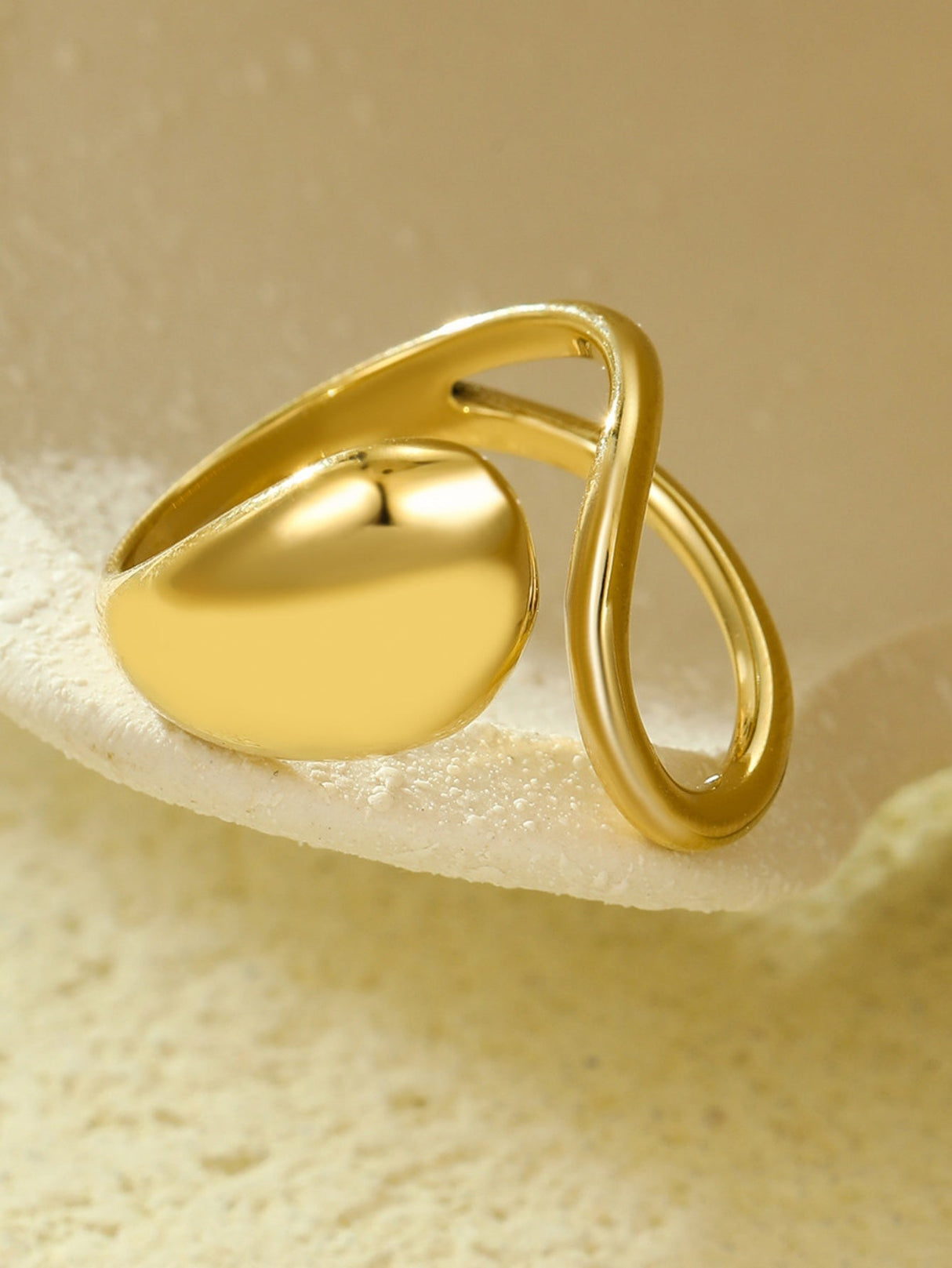 Solid Color Geometric Ring
