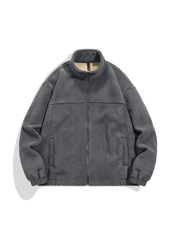 Plush Fleece Keep Warm Thickening Stand Collar Jackets