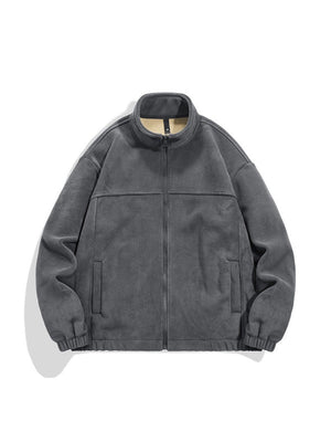 Plush Fleece Keep Warm Thickening Stand Collar Jackets