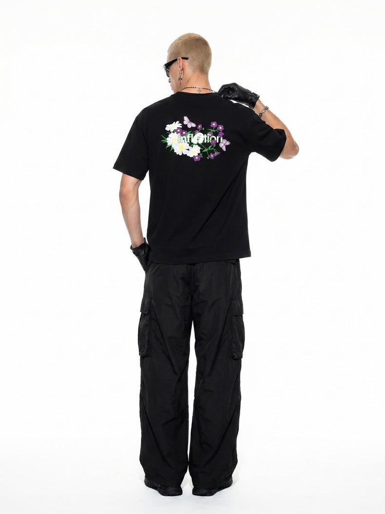 Butterfly Floral Printed T-shirts