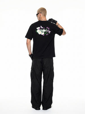 Butterfly Floral Printed T-shirts