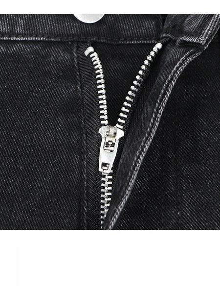 Liber Autumn Neutral wear Hole Jeans