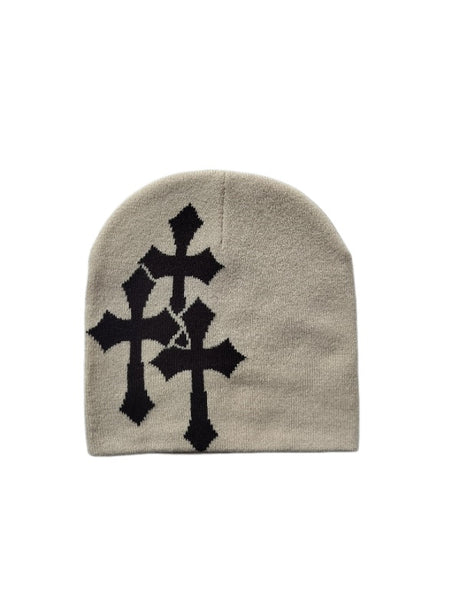 Cross Jacquard Hip Hop Windproof Beanies