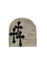 Cross Jacquard Hip Hop Windproof Beanies