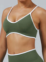 Seamless With Breast Pads Exercise Yoga Halter Bra Vest
