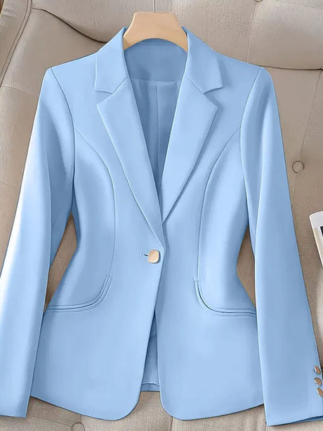 Slim Fit And Refined Tailoring Single-button Blazer