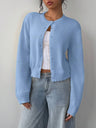 Thread Solid Color Simplicity Cardigans
